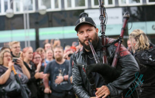 Elsi von Saltatio Mortis beim Bochumer Straßenkonzert am 27.7.2023