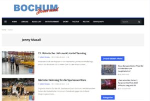Bochum Journal Jenny Musall