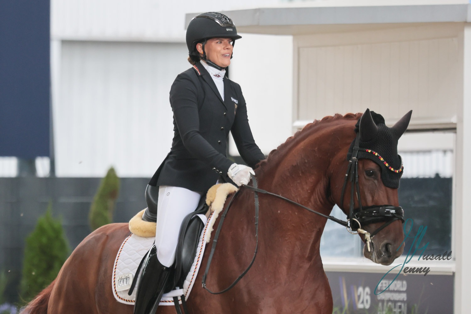 Helen Brandt mit Vulkan Vegas IB bei den FEI World Championships in Aachen 2026.
